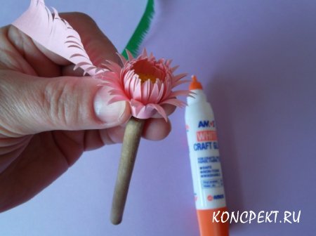 Технология изготовления цветка «Астра» в технике квиллинг