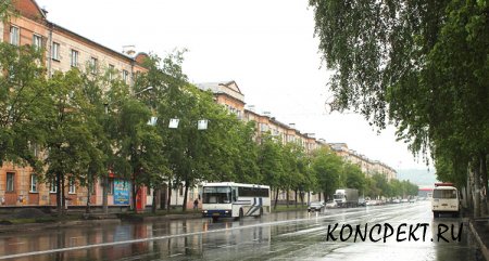 Проспект Курако - одна из главных улиц Новокузнецка