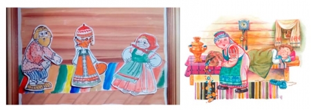 Иллюстрации из сказок "Лиса плясунья" и "Дети ветра"
