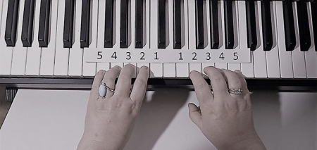 Закрепляем за каждой нотой на клавиатуре номер пальца