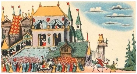 Иллюстрация В.М. Конашевича к сказке