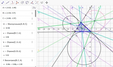 ���������� ������� � ��������� GeoGebra